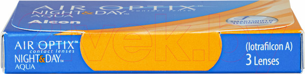 Изображение товара Комплект контактных линз Air Optix Night&Day Aqua Sph+3.50 R8.6 D13.8 (3шт)