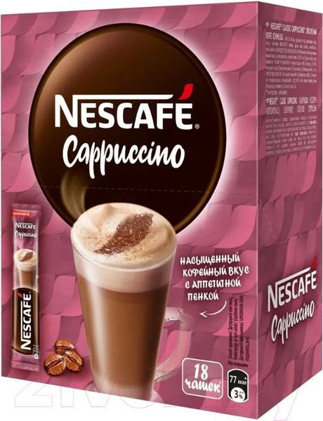 Изображение товара Кофе растворимый Nescafe Classic Cappuccino (18x18г)
