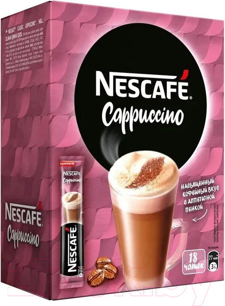 Изображение товара Кофе растворимый Nescafe Classic Cappuccino (18x18г)