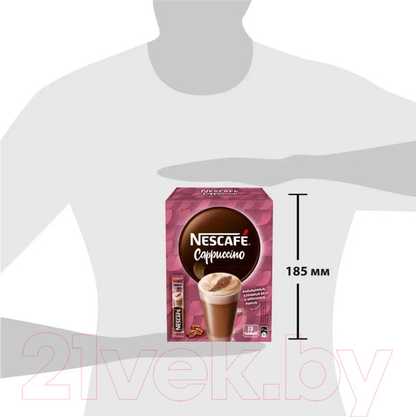 Изображение товара Кофе растворимый Nescafe Classic Cappuccino (18x18г)
