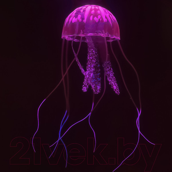 Изображение товара Декорация для аквариума Aqua Della Цветная медуза / 234/418956/pink
