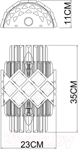 Изображение товара Бра Arte Lamp 22 Amelia A1039AP-2BK