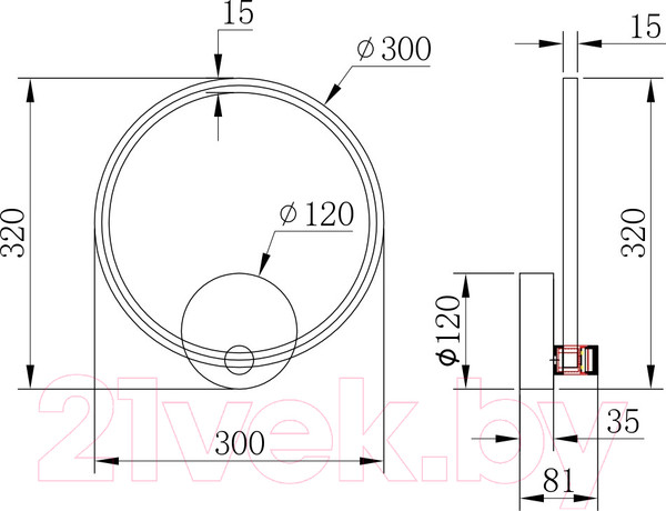 Изображение товара Бра Arte Lamp Errai A2195AP-1BK