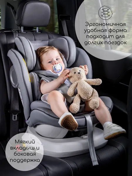 Изображение товара Автокресло Amarobaby Champion Isofix / AMARO-2008CH-Be (бежевый)