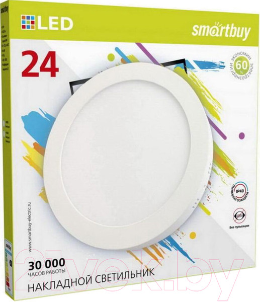 Изображение товара Точечный светильник SmartBuy SBL-RSDL-24-65K