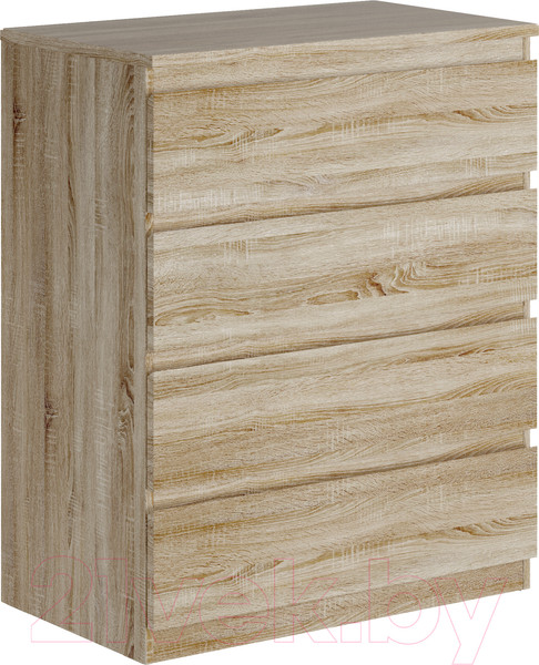 Изображение товара Комод Mio Tesoro Мальта 4 ящика 80x99 2.05.02.070.3 (дуб сонома)