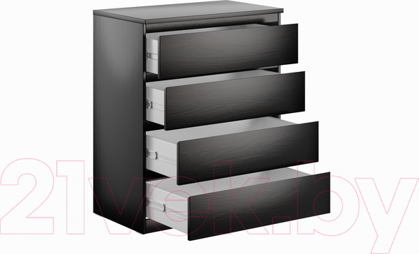 Изображение товара Комод Mio Tesoro Мальта 4 ящика 80x99 2.05.02.070.5 (дуб венге)