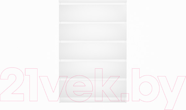 Изображение товара Комод Mio Tesoro Мальта 5 ящика 80x121 2.05.02.090.1 (белый)