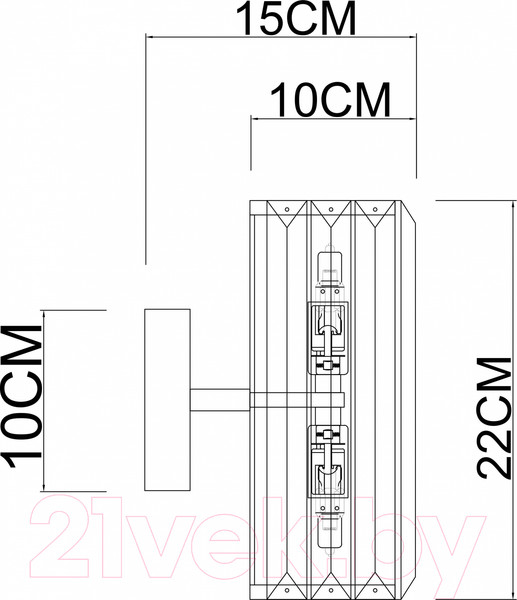 Изображение товара Бра Arte Lamp Santorini A1049AP-2GO