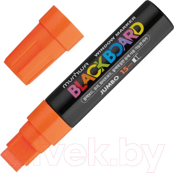 Изображение товара Маркер меловой MunHwa Black Board Jumbo / JBM15-11 (оранжевый)