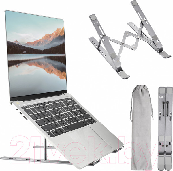 Изображение товара Подставка для ноутбука Miru MLS-5002 (серый)