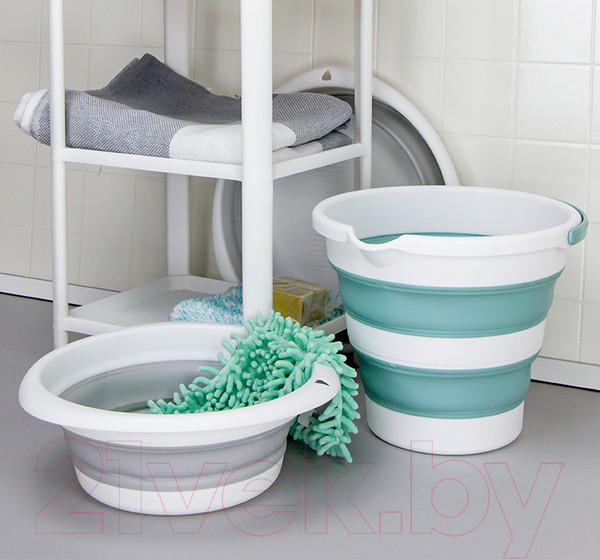 Изображение товара Ведро Idea Флекс М2413 (10л, морская волна)