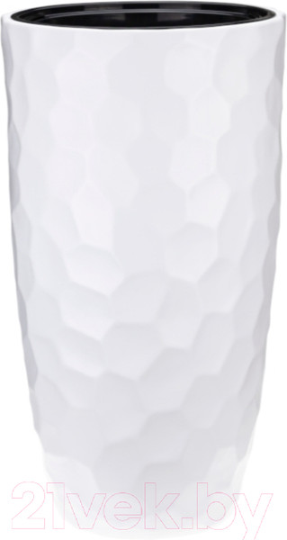 Изображение товара Кашпо Idea Мозаика М3410 со вставкой (белый)