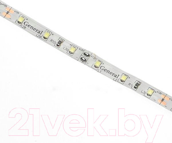 Изображение товара Светодиодная лента General Lighting GLS-2835-60-4.8-12-IP20-PRO-6 / 500420 (5м)
