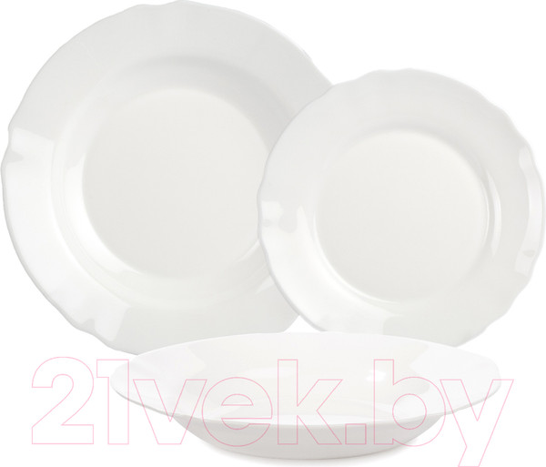 Изображение товара Набор тарелок Luminarc Louis XV / V2940 (18пр)