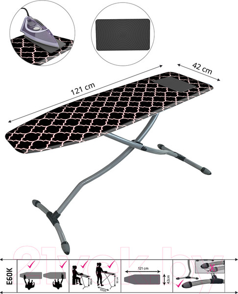 Изображение товара Гладильная доска Primanova Vera 2 M-E60K-07