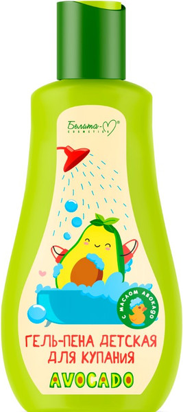 Изображение товара Средство для купания Белита-М Avocado Гель-пена для купания (250г)