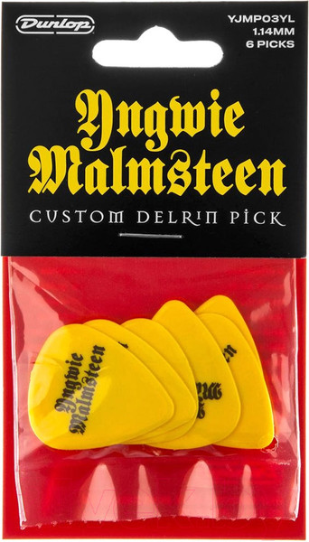 Изображение товара Набор медиаторов Dunlop Manufacturing Yngwie Malmsteen YJMP03YL (6шт)