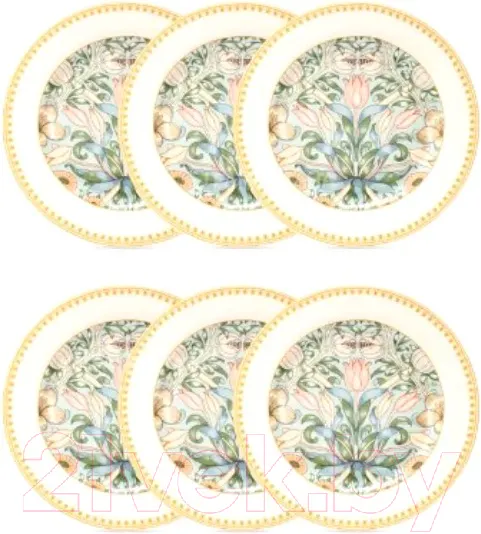 Изображение товара Набор тарелок Fioretta Flowers TDS586 (6шт)
