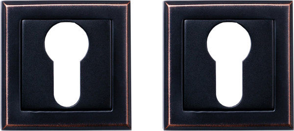 Изображение товара Накладка на цилиндр VELA DPC-Quadro ORB (темная медь)