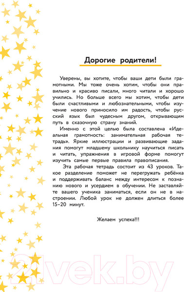 Изображение товара Рабочая тетрадь АСТ Идеальная грамотность (Дергачева П.Ю.)