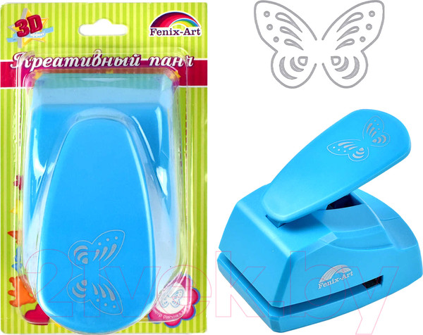 Изображение товара Дырокол Феникс+ Бабочка / 40704