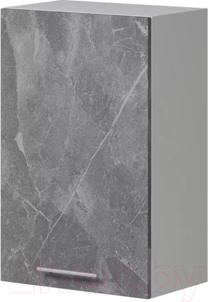 Изображение товара Шкаф навесной для кухни Genesis Мебель Алиса Каспий 500 сушка (белый/каспий темный)