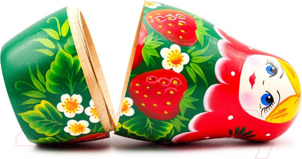 Изображение товара Матрешка сувенирная Брестская Фабрика Сувениров С рисунком клубники / 7042