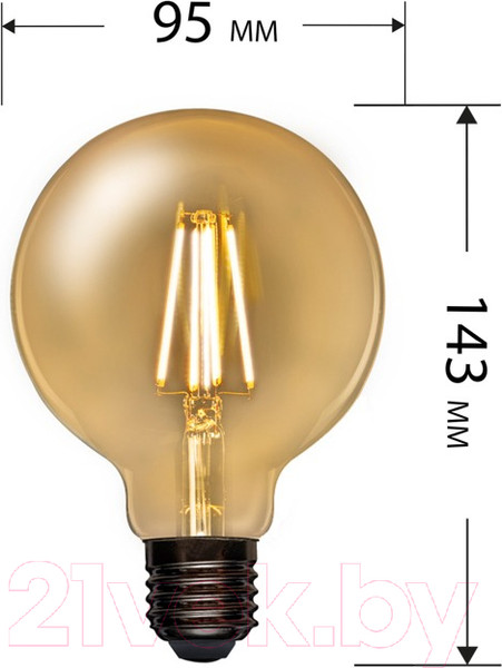 Изображение товара Лампа Rexant Шарик 604-142