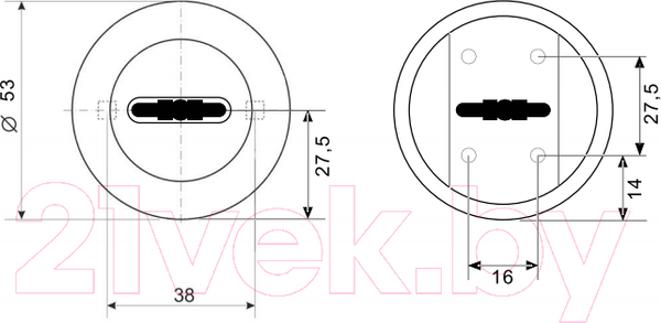 Изображение товара Накладка под сувальдный ключ Apecs Megapolis DP-S-08-Auto-NIS (матовый никель)