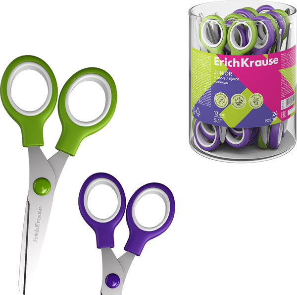 Изображение товара Ножницы канцелярские Erich Krause Junior / 58193