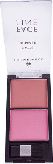 Изображение товара Румяна Shinewell Двойные с матовым и шиммер эффектом №3