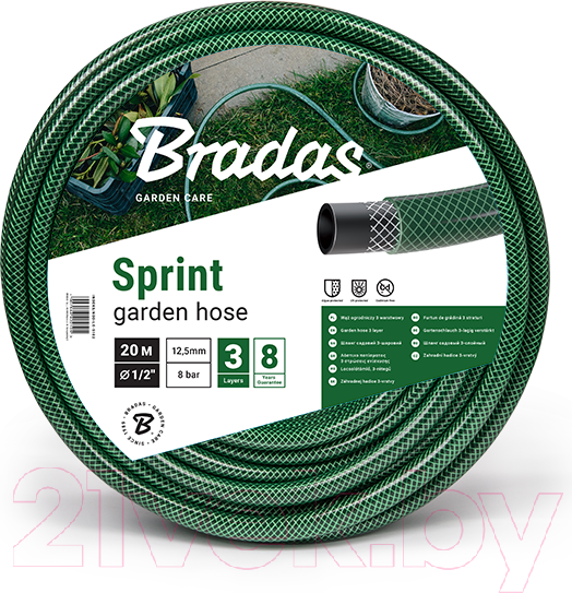 Изображение товара Шланг поливочный РинаПластик Sprint 3/4 (20м)