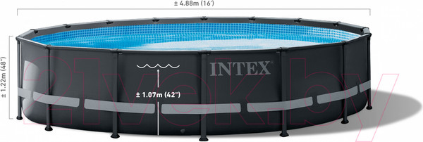 Изображение товара Каркасный бассейн Intex Ultra Frame / 26326NP (488x122)