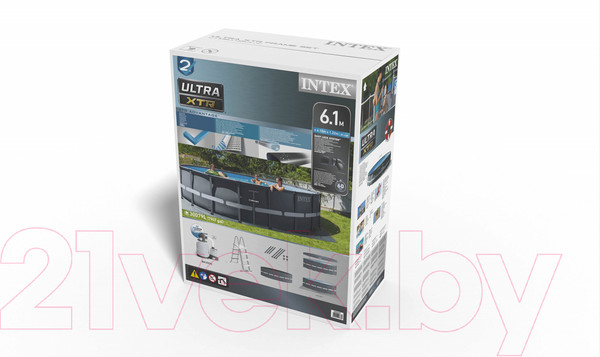 Изображение товара Каркасный бассейн Intex Ultra Frame / 26334NP (610x122)