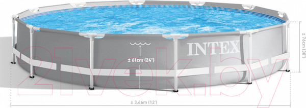 Изображение товара Каркасный бассейн Intex Prism Frame / 26710NP (366x76)