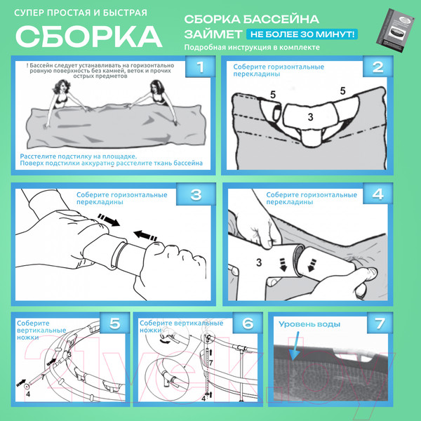 Изображение товара Каркасный бассейн Intex Prism Frame / 26710NP (366x76)