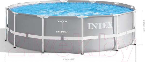 Изображение товара Каркасный бассейн Intex Prism Frame / 26716NP (366x99)