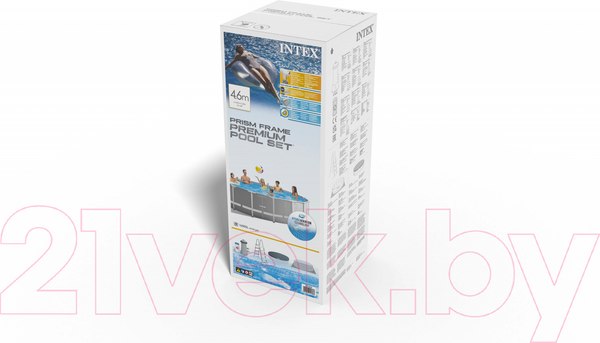 Изображение товара Каркасный бассейн Intex Prism Frame / 26726NP (457x122)