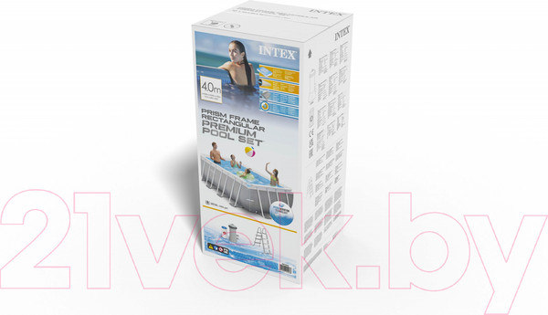Изображение товара Каркасный бассейн Intex Prism Frame / 26788NP (400x200x100)