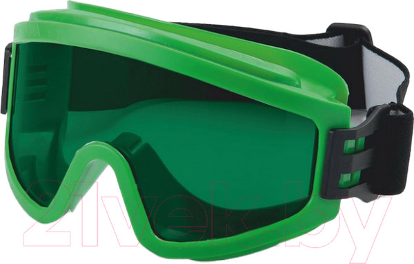 Изображение товара Защитные очки РОСОМЗ ЗН11 Panorama StrongGlass 3 PC / 21127 (зеленый)