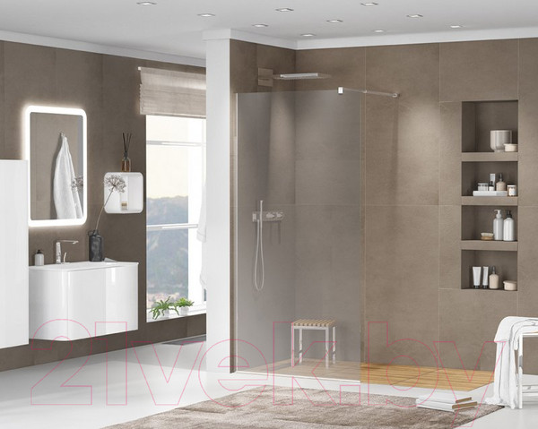 Изображение товара Душевая стенка Cezares LIBERTA-L-1-110-120-GR-Cr