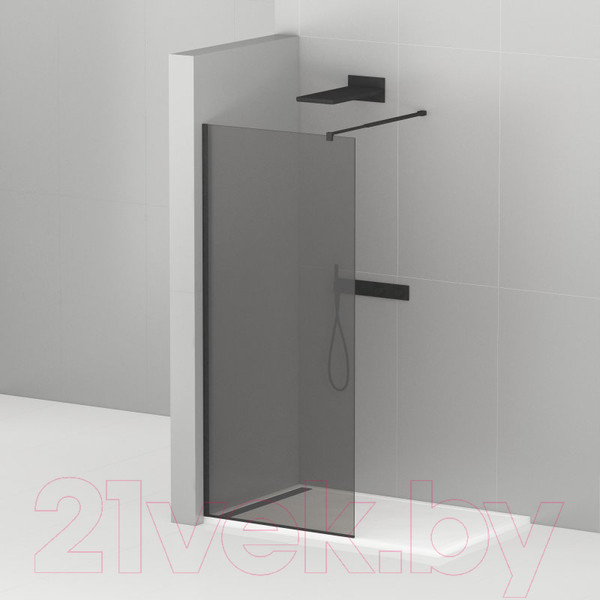 Изображение товара Душевая стенка Cezares LIBERTA-L-1-110-120-GR-NERO