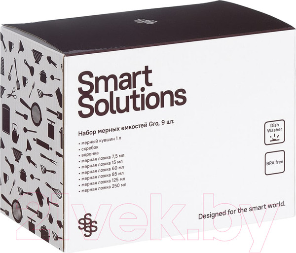 Изображение товара Набор мерных емкостей Smart Solutions Gro / SS-MC-ABSTPR-set9 (9шт)