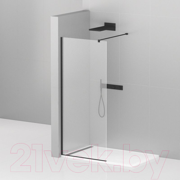 Изображение товара Душевая стенка Cezares LIBERTA-L-1-120-120-C-NERO