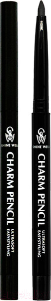 Изображение товара Карандаш для глаз Shinewell Charm Pencil LCP1-01 тон 01