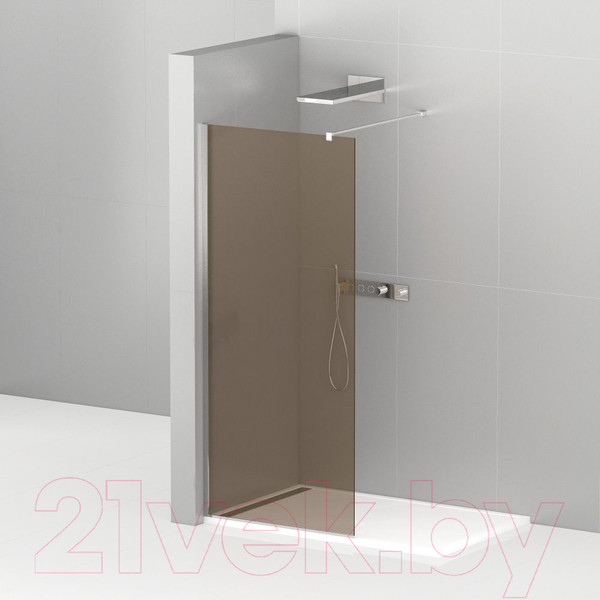 Изображение товара Душевая стенка Cezares LIBERTA-L-1-90-120-BR-Cr