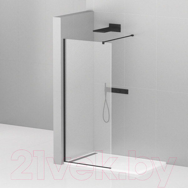 Изображение товара Душевая стенка Cezares LIBERTA-L-1-90-120-C-NERO