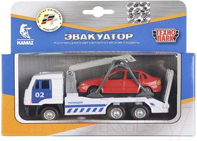 Изображение товара Автомобиль игрушечный Технопарк Kamaz Эвакуатор / SB-17-46+UAZ-WB