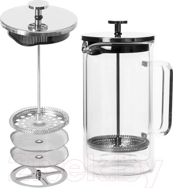 Изображение товара Френч-пресс Attribute Double Wall ATF300 (1000мл, с аксессуарами)